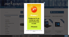 Desktop Screenshot of infodirect.fr