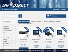 Tablet Screenshot of infodirect.fr